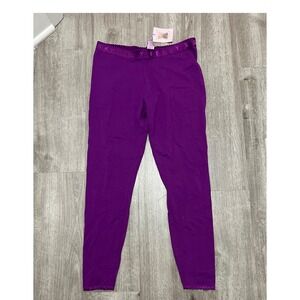 Savage‎ X Fenty Purple Logo Waistband Lounge Leggings Womens Large